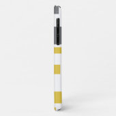 Modernes, einfaches, cooles geometrisch-gelbes Gra Case-Mate iPhone Hülle (Hinten/Links)