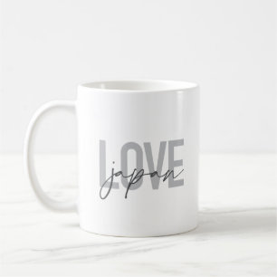 Modernes, einfaches, cooles, urbanes Design Liebe  Kaffeetasse