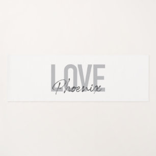 Modernes, einfaches, cooles, urbanes Design Liebe  Yogamatte