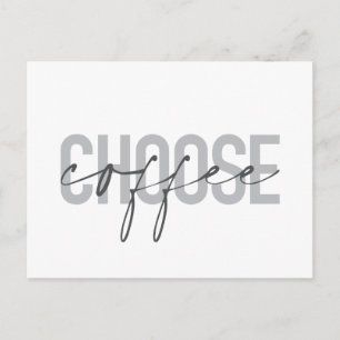 Modernes, einfaches, cooles, urbanes Design Wählen Postkarte