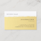 Modernes, einfaches Design Elegantes, weißes Templ Visitenkarte (Vorderseite)