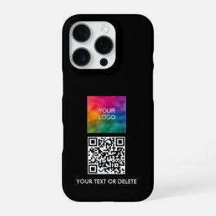 Modernes einfaches Design Hochladen Geschäft-Logo iPhone 16 Pro Hülle
