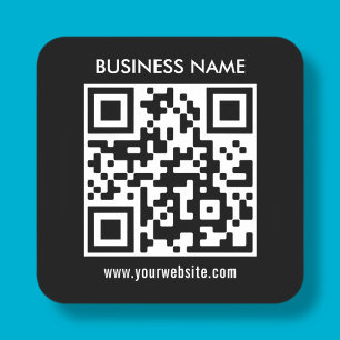 Modernes, einfaches Design   Laden Sie einfach Ihr Quadratischer Aufkleber