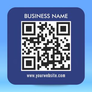 Modernes, einfaches Design   Laden Sie einfach Ihr Quadratischer Aufkleber