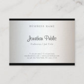 Modernes, einfaches Design-Template elegant Visitenkarte (Vorderseite)