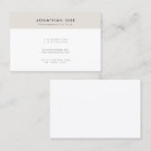 Modernes, einfaches Design Vorlage Gracful Visitenkarte (Vorne/Hinten)