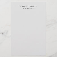 Modernes Einfaches Dim Grau Beruflich Minimalistis