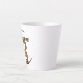 Modernes einfaches Dog Café Coffee Shop Milchtasse (Vorderseite)