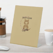 Modernes einfaches Dog Café Coffee Shop Sockelschild (In SItu)