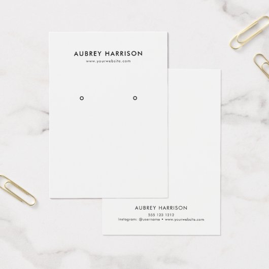 Modernes, einfaches Earring Display (Büro)