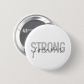 Modernes, einfaches, elegantes Design Strong Forev Button (Vorne & Hinten)