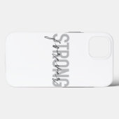 Modernes, einfaches, elegantes Design Strong Forev Case-Mate iPhone Hülle (Rückseite (Horizontal))
