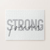 Modernes, einfaches, elegantes Design Strong Forev Puzzle (Horizontal)