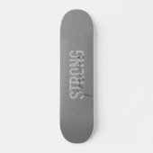 Modernes, einfaches, elegantes Design Strong Forev Skateboard (Vorne)