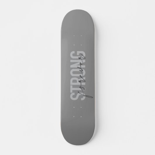 Modernes, einfaches, elegantes Design Strong Forev Skateboard (Vorne)