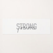 Modernes, einfaches, elegantes Design Strong Forev Yogamatte (Rückseite (Horizontal))