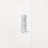 Modernes, einfaches, elegantes Design Strong Forev Yogamatte (Vorderseite)