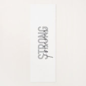 Modernes, einfaches, elegantes Design Strong Forev Yogamatte (Rückseite)
