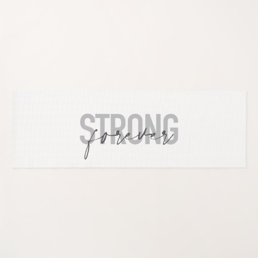 Modernes, einfaches, elegantes Design Strong Forev Yogamatte (Vorderseite (Horizontal))