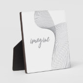 Modernes, einfaches, elegantes Grafikdesign von Im Fotoplatte (Vorderseite)