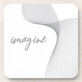 Modernes, einfaches, elegantes Grafikdesign von Im Getränkeuntersetzer