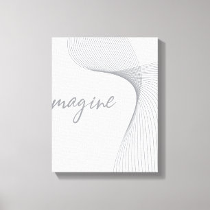 Modernes, einfaches, elegantes Grafikdesign von Im Leinwanddruck