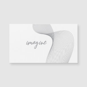 Modernes, einfaches, elegantes Grafikdesign von Im Magnetkarte