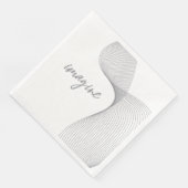 Modernes, einfaches, elegantes Grafikdesign von Im Serviette (Ecke)