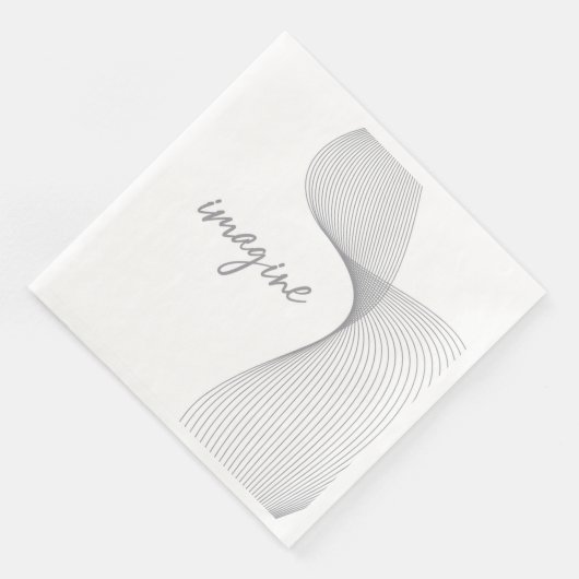 Modernes, einfaches, elegantes Grafikdesign von Im Serviette (Ecke)