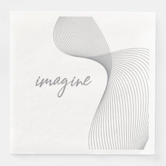 Modernes, einfaches, elegantes Grafikdesign von Im Serviette (Vorderseite)