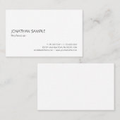 Modernes, einfaches, elegantes Template Beruflich Visitenkarte (Vorne/Hinten)