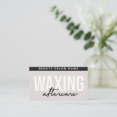 Modernes einfaches Entfernen der Aftercare Card-Ha Visitenkarte (Stehend Vorderseite)