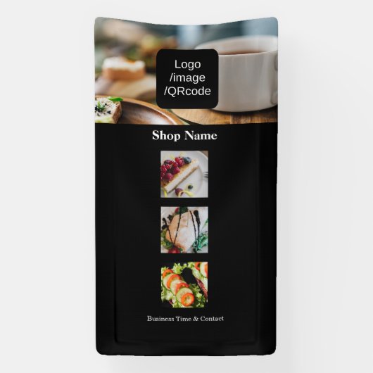 Modernes einfaches Foto Banner (Vertikal)