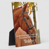 Modernes einfaches Foto Beileid Erinnern Memorial Fotoplatte (Seite)