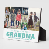 Modernes, einfaches Foto Collage Color Custom Oma Fotoplatte (Seite)