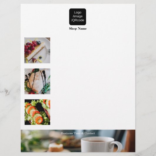 Modernes einfaches Foto Flyer (Vorne)