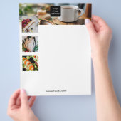 Modernes einfaches Foto Flyer (Hand)