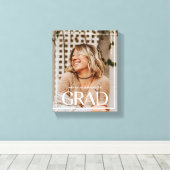 Modernes Einfaches Foto für Abschlüsse Leinwanddruck (Insitu (Holzboden))