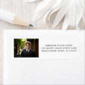 Modernes, einfaches Foto Grad Rücksendeadresse (Insitu)