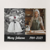 Modernes Einfaches Foto Jigsaw Puzzle (Horizontal)