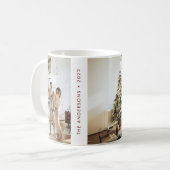 Modernes, einfaches Foto Kaffeetasse (Vorderseite Links)