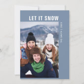 Modernes, einfaches Foto lässt es Weihnachten erah (Vorderseite)