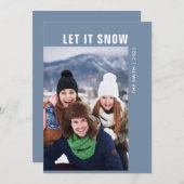 Modernes, einfaches Foto lässt es Weihnachten erah (Vorne/Hinten)