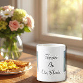 Modernes Einfaches Foto-Memorial Keepake Kaffeetasse