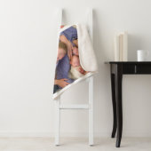 Modernes, einfaches Foto mit 3 Familien Sherpadecke (Beispiel)