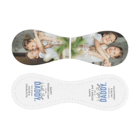 Modernes einfaches Foto "Worlds Best Daddy" Keepak Baseball (Paneele)