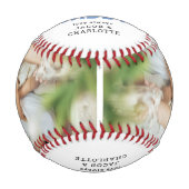 Modernes einfaches Foto "Worlds Best Daddy" Keepak Baseball (Vorderseite)