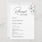 Modernes Einfaches Frühlingsfest Magnolia Probe Di Einladung (Vorderseite)