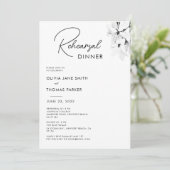 Modernes Einfaches Frühlingsfest Magnolia Probe Di Einladung (Stehend Vorderseite)