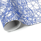 Modernes, einfaches geometrisches Fraktal Geschenkpapier (Rolleneckpunkt)